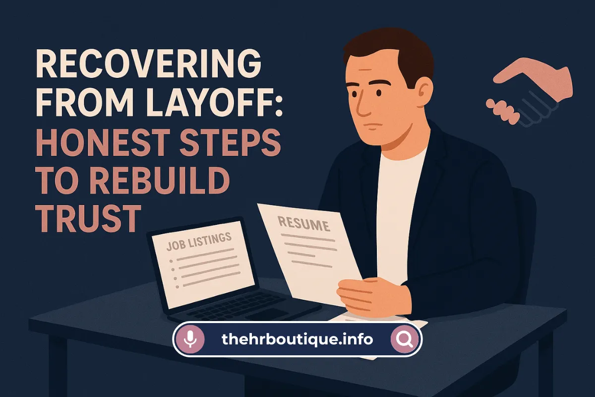 Read more about the article Recovering from Layoff: Honest Steps to Rebuild Trust (2025)