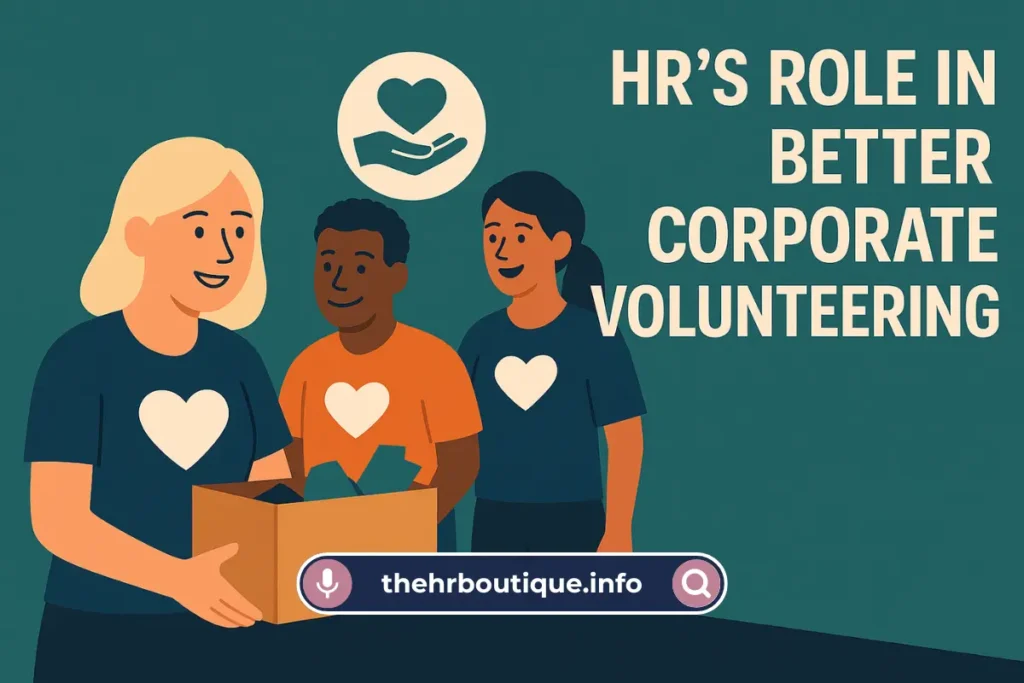 How HR Can Boost Corporate Volunteering? (2025)