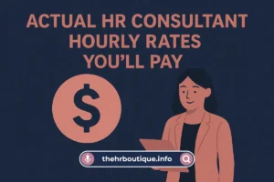 Read more about the article Actual HR Consultant Hourly Rates You’ll Pay (2025)