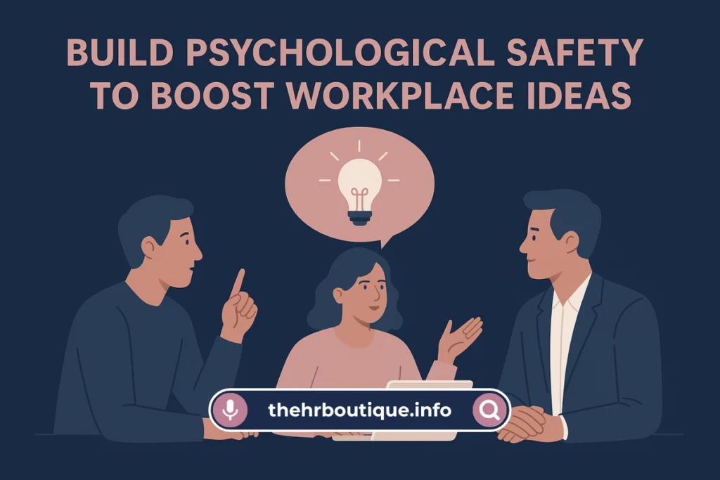 Build Psychological Safety to Boost Workplace Ideas (2025)
