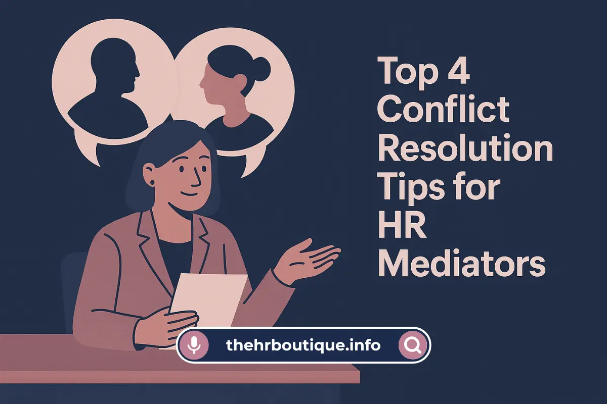 You are currently viewing Top 4 Conflict Resolution Tips for HR Mediators (2025)