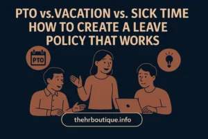 Read more about the article PTO vs. Vacation vs. Sick Time – How to Create a Leave Policy That Works