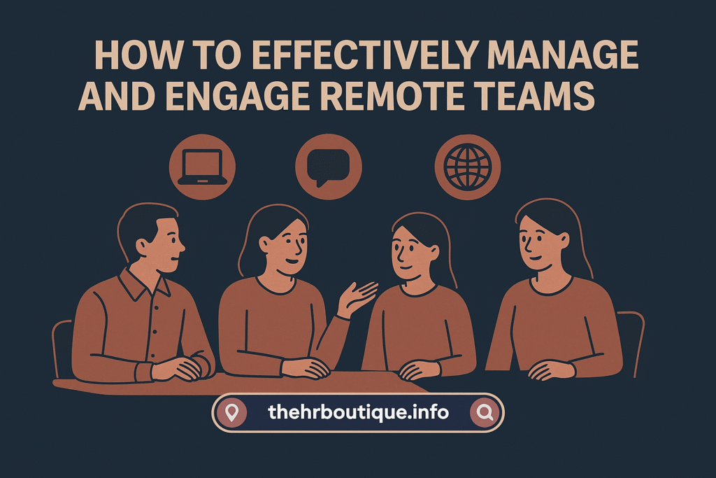 How to Effectively Manage and Engage Remote Teams