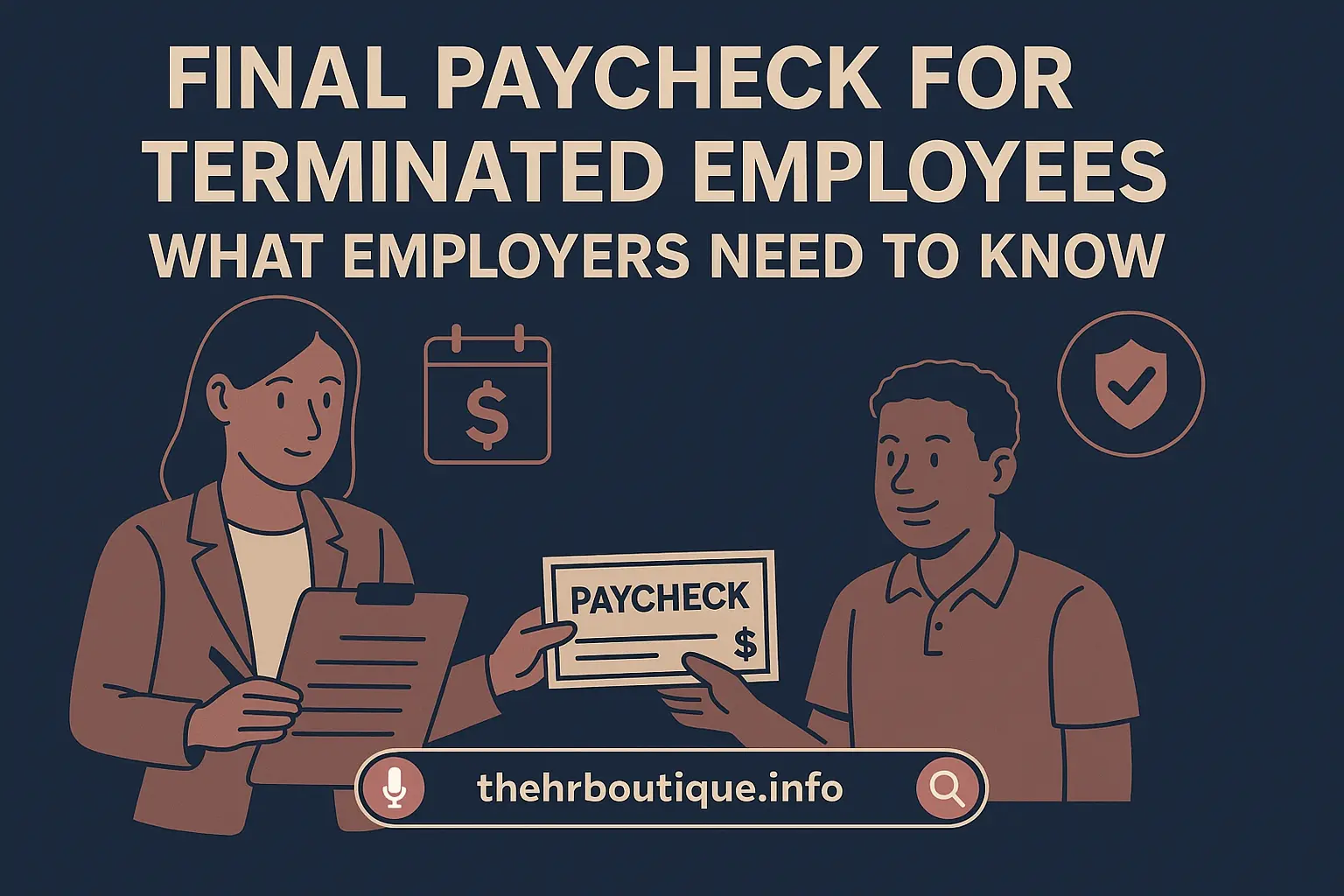 You are currently viewing Final Paycheck for Terminated Employees – What Employers Need to Know
