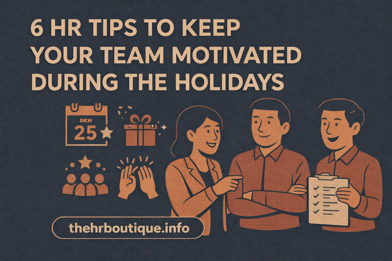 Read more about the article 6 HR Tips to Keep Your Team Happy and Motivated During the Holidays
